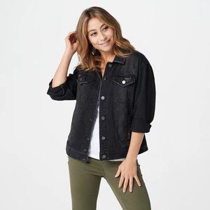 Rachel Hollis Ltd. Black Denim Jacket